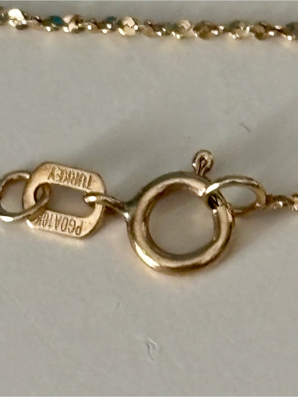 NIB Banter by Piercing Pagoda 10K Two Tone Gold Angel Pendant Necklace Kids Set - Picture 10 of 15